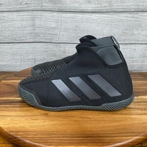 adidas Stycon Laceless Clay Court Black Grey Tennis Shoes FV2782 Women’s Size 8